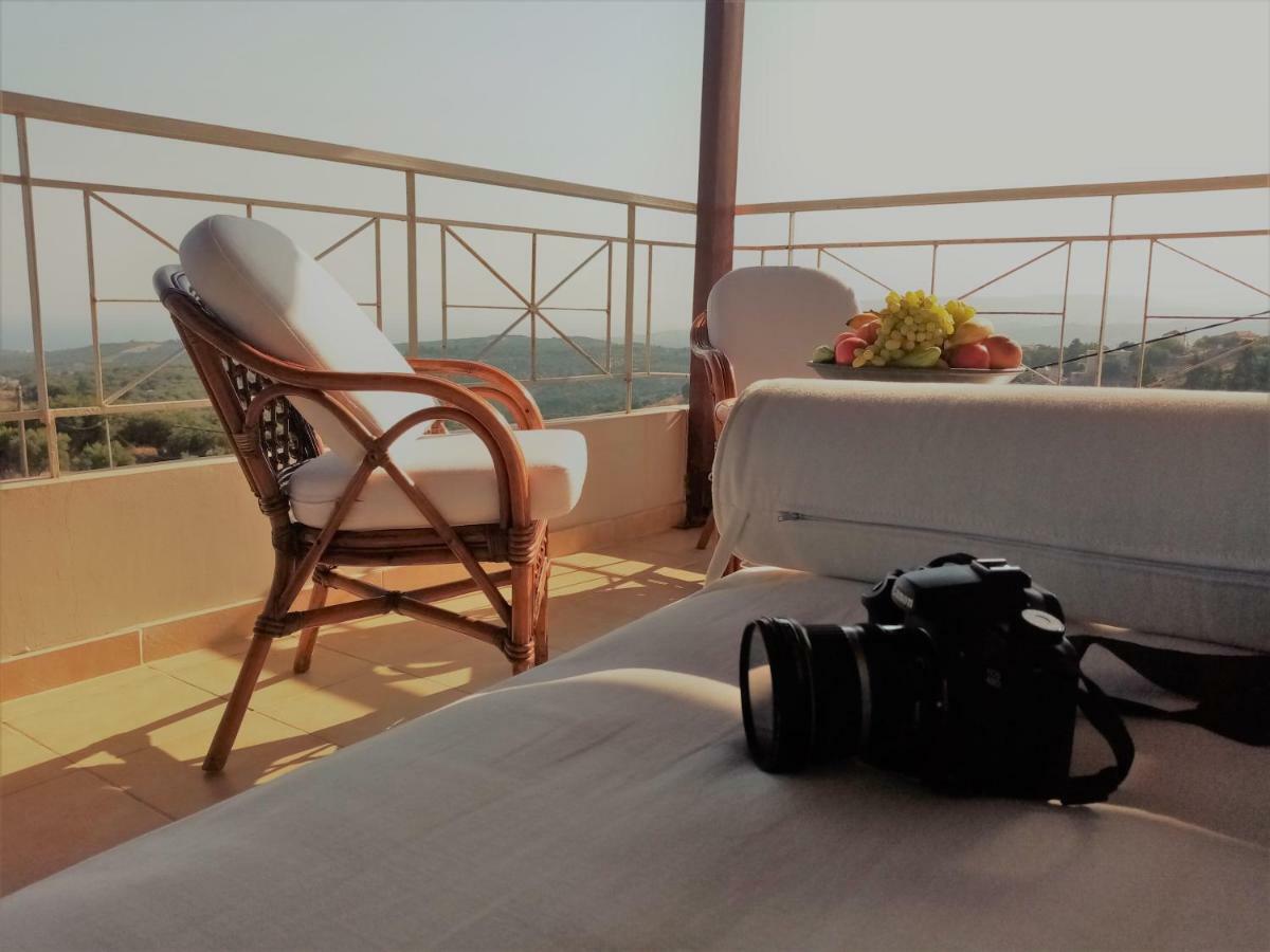 360 Panorama House - Gazing At Horizon And The Stars Of The Galaxy In The Night - Fresh Cool Breeze Most Of The Time - Just 7 Min From The Beach Kournás Exterior foto