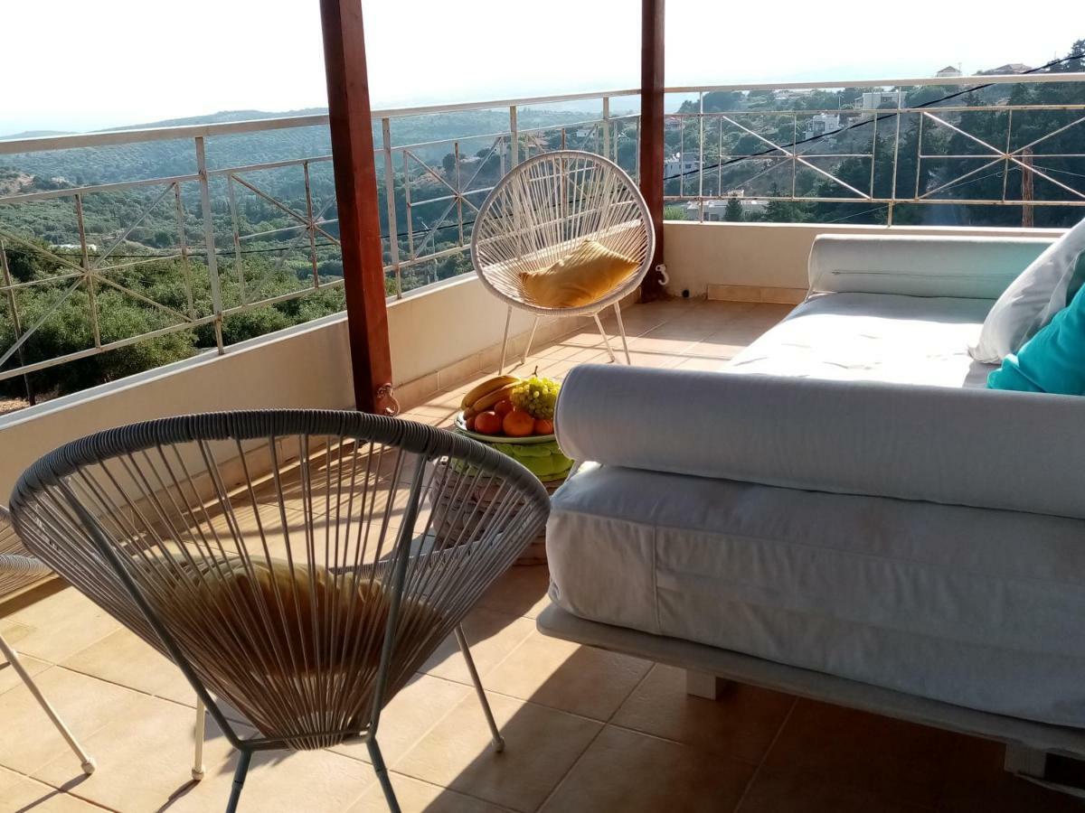 360 Panorama House - Gazing At Horizon And The Stars Of The Galaxy In The Night - Fresh Cool Breeze Most Of The Time - Just 7 Min From The Beach Kournás Exterior foto
